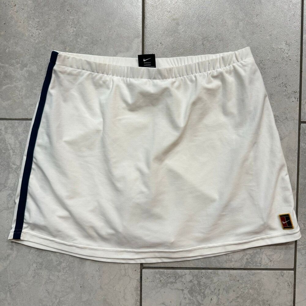 Vintage Nike Y2K Womens Tennis Mini Skirt Skort Size L deadstock